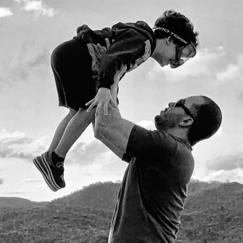 jc martins fundador psf com seu filho